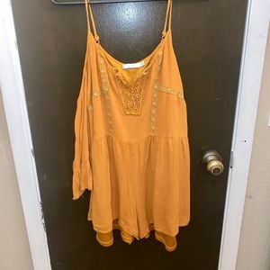 Orange Romper